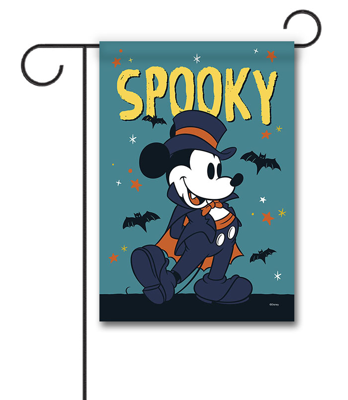 Spooky Vampire Mickey - Garden Flag - 12" x 18"