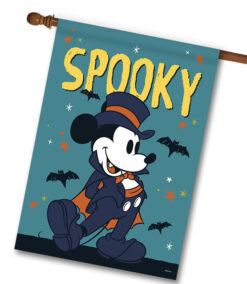 Spooky Vampire Mickey - House Flag - 28" x 40"